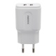 СЗУ с 2 USB 2,4A + кабель Type-C Remax RP-U22 белый