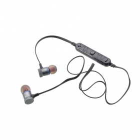 Наушники Bluetooth вакуумные Awei A920BL с микрофоном серые