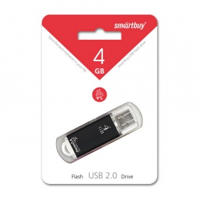 К.П. USB 4 Гб SmartBuy V-Cut черная