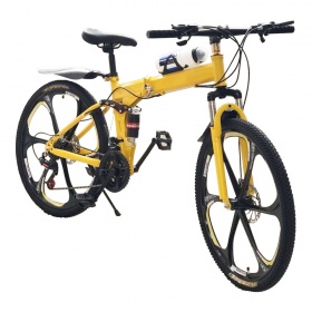 Велосипед черно-желтый