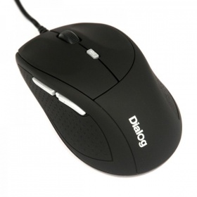 Мышь Dialog MOK-18U USB, оптич. 6 кнопок, 1600 dpi черная