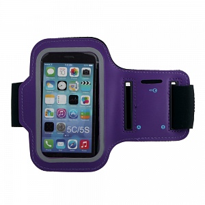 Сумочка "Sport", на руку для iPhone 5/5S/5С фиолетовая