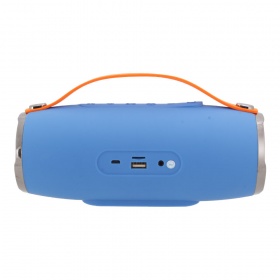 Стереоколонка Bluetooth CHARGE K5+ USB, Micro SD, AUX, синяя