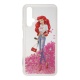Накладка Huawei Honor 20 силиконовая с переливающейся жидкостью Девушка с красными волосами J'ADORE 