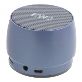 Стереоколонка Bluetooth A118 Micro SD, AUX, синяя