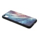 Накладка iPhone X/XS пластиковая с резиновым бампером Космос рисунок 6