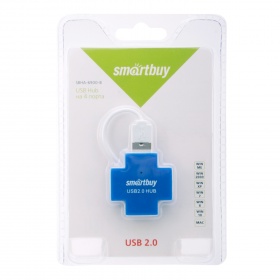 USB-хaб SmartBuy 6900 4 порта голубой