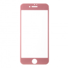 Закаленное стекло iPhone 7/8 3D розовое золото Kato