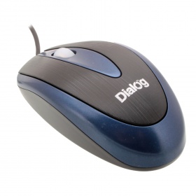 Мышь Dialog MOP-12BU USB, оптич. 3 кнопки, 800 dpi черная