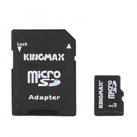 К.П. 2 Гб MicroSD KingMax+SD адаптер