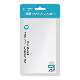 Пакет Zip-lock Best USB data cable 9x16 см голубой