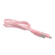 Кабель micro USB Awei CL-982 текстильный розовый 1000 мм