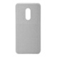 Накладка Xiaomi Redmi Note 4X силиконовая с пластиковой вставкой блестящая серебро