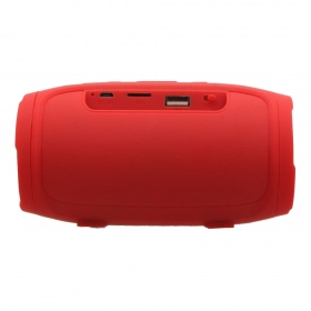 Стереоколонка Bluetooth CHARGE Mini E3 USB, Micro SD, красная