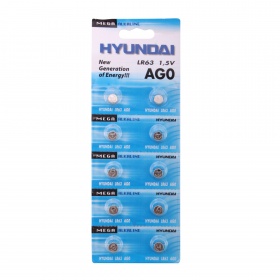 Элемент питания G0/LR521/LR63 Hyundai (10 на блистере)