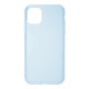 Накладка iPhone 11 Pro Max Silicone Case силиконовая прозрачная синяя