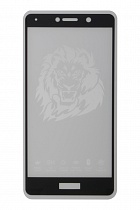Закаленное стекло Huawei Honor 6x/Mate 9 Lite 2D черное 9H Premium Glass