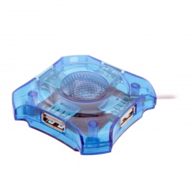 USB-хаб на 4 порта прозрачный