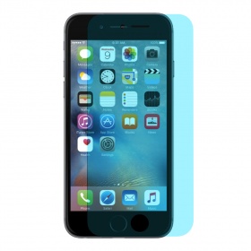 Закаленное стекло iPhone 6/6S с переливом синее