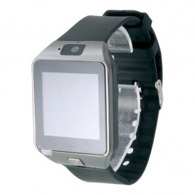 Часы-GPS Smart Watch DZ09 резиновые черные