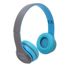 Наушники Bluetooth накладные Kipa KD-B09 синие