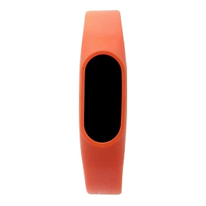 Браслет для фитнес-часов Mi Band 2 силиконовый оранжевый
