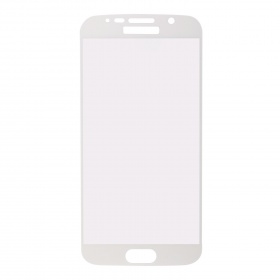 Закаленное стекло Samsung G920F/S6 2D белое
