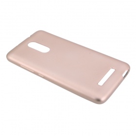 Накладка Xiaomi Redmi Note 3 Pro силиконовая под тонкую кожу золото