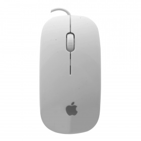 Мышь Apple USB оптич, 3 кнопки, белая