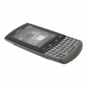 Корпус для Nokia 303 черный/ср.ч/кл ОРИГИНАЛ
