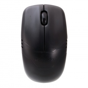 Мышь Defender Datum MM-025 беспр, лазер. 3 кн, 800-1600dp черная