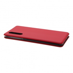Книжка Xiaomi Mi 9 красная горизонтальная на магните