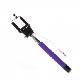 Селфи штатив Monopod Z07-5S (кабель 3,5) фиолетовый