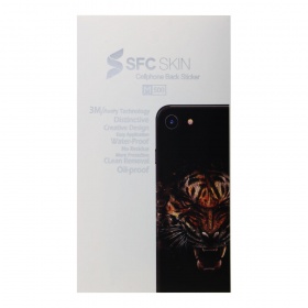 Наклейка iPhone X на корпус SFC SKIN Тигр