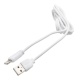 СЗУ с 2 USB 2,4A + кабель Lightning 8-pin Remax RP-U22 белый
