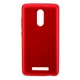 Накладка Xiaomi Redmi Note 3 Pro силиконовая под тонкую кожу красная