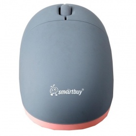Мышь SmartBuy 360AG Mouse беспр, оптич 1000-1600dpi серо-розовый