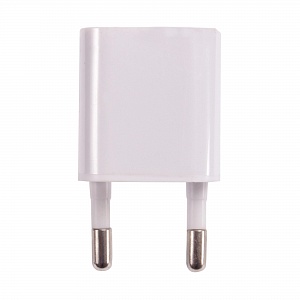 СЗУ с USB выходом iPhone квадрат 1,0А ОРИГИНАЛ белая