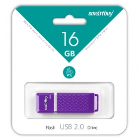 К.П. USB 16 Гб SmartBuy Quartz series фиолетовая