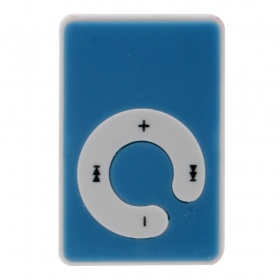 Плеер RK-918 синий microSD/прищепка