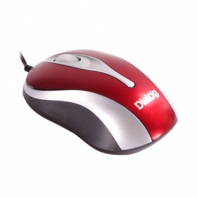 Мышь Dialog MOP-16SU USB, оптич. 3 кнопки, 800 dpi серебро