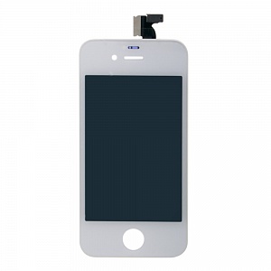Дисплей для iPhone 4 + тачскрин белый High Copy