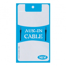 Пакет Zip-lock AUX in cable 8x14 см синий