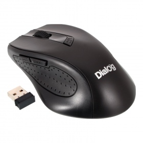 Мышь Dialog MROP-02U беспр, оптич, 5 кнопок, 1600 dpi черная 
