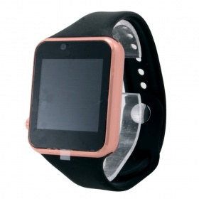 Часы-GPS Smart Watch резиновые золото