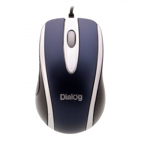 Мышь Dialog MOP-14SU USB, оптич. 3 кнопки, 800 dpi серебро