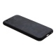 Накладка iPhone 6/6S пластиковая с резиновым бампером стеклянная Геометрическая абстракция черная