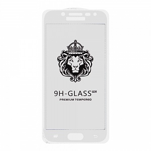 Закаленное стекло Samsung J5 2017/J530F 2D белое 9H Premium Glass