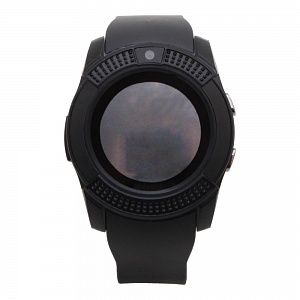 Часы-GPS Smart Watch V8 резиновые черные