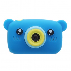 Детская цифровая камера GSMIN Fun Camera с играми голубая